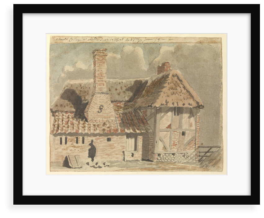 A small cottage at Middle Deal in Kent by Gabriel Bray