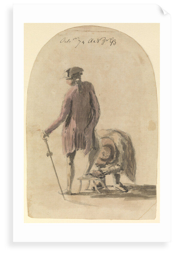 Man having his shoes polished by Gabriel Bray