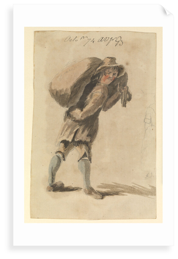 Man carrying a sack by Gabriel Bray