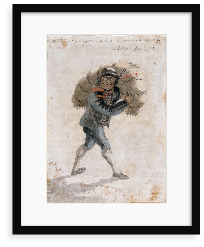 Bray Album: 'A Sailor bringing up his hammock, Pallas, Jany 75' by Gabriel Bray