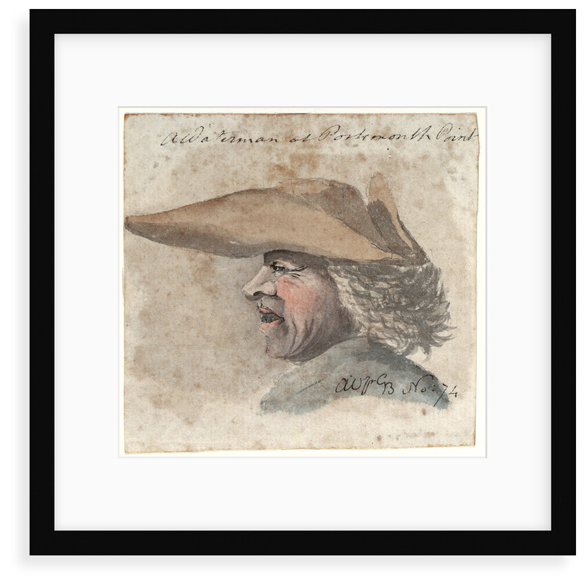 A waterman at Portsmouth Point by Gabriel Bray