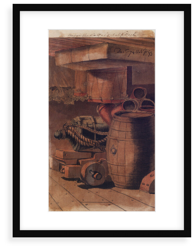Under the 'Pallas's' half deck by Gabriel Bray