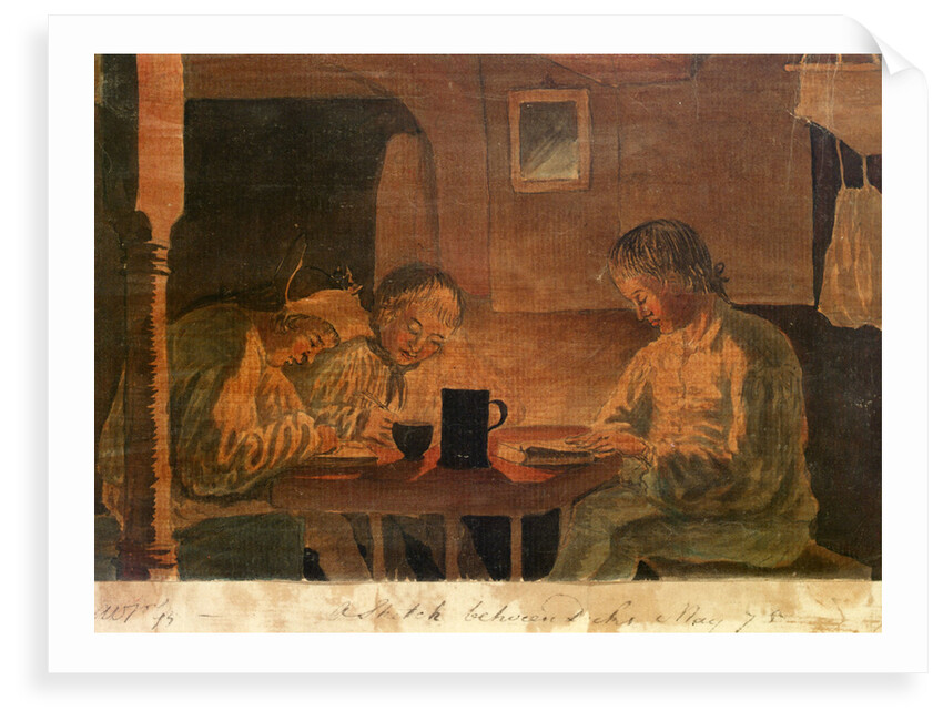 Sketch between decks, May 1775 on the 'Pallas' by Gabriel Bray