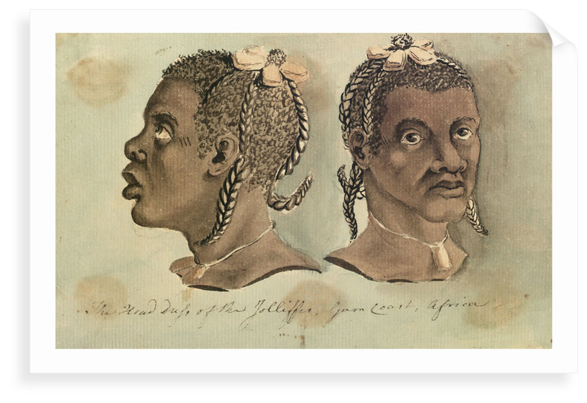 The Head-dress of the Jolliffes, Gum Coast, Africa by Gabriel Bray
