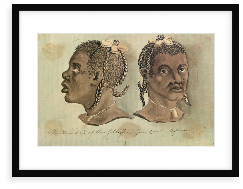 The Head-dress of the Jolliffes, Gum Coast, Africa by Gabriel Bray