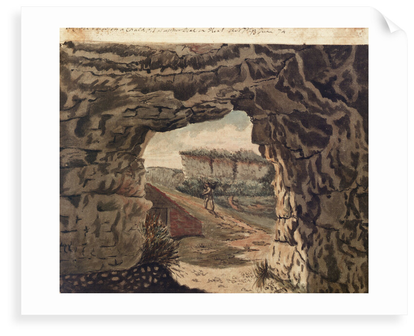 A Close View in a Chalk Pit at Upper Deal in Kent by Gabriel Bray