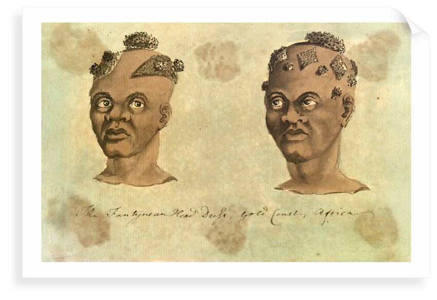 'The Fantyman Head Dress, Gold Coast, Africa' [Bray album] by Gabriel Bray