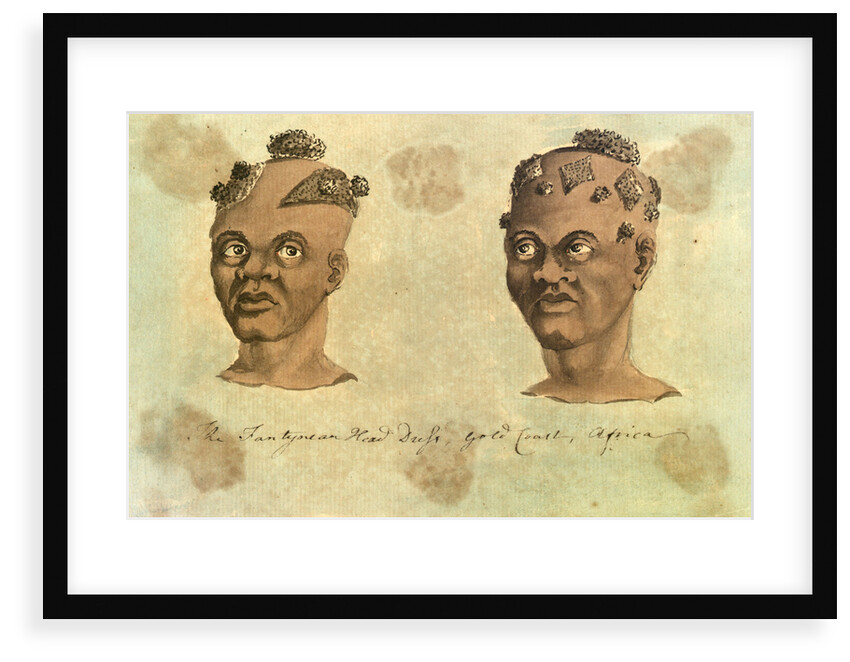 'The Fantyman Head Dress, Gold Coast, Africa' [Bray album] by Gabriel Bray