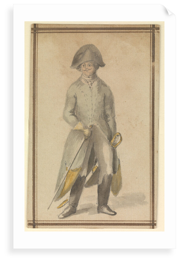 Male figure in military uniform by Gabriel Bray
