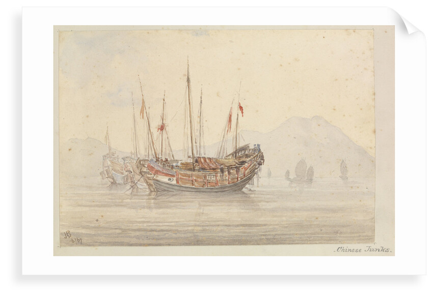 Chinese junks by James Henry Butt