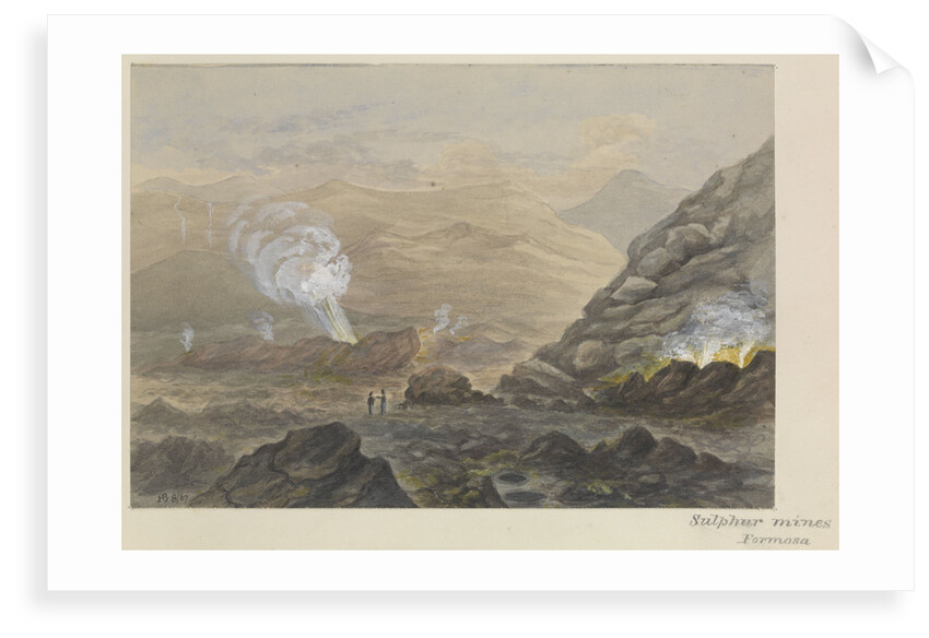 'Sulphur mines, Formosa' [Taiwan] by James Henry Butt