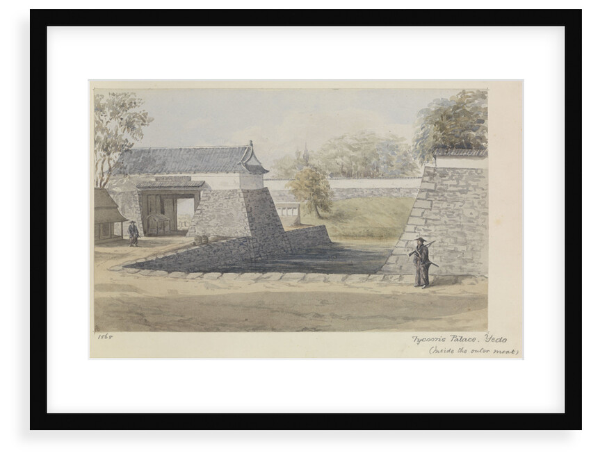 'Tycoon's Palace, Yedo (inside the outer moat)' [Tokyo, Japan] by James Henry Butt
