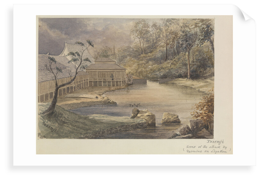 'Tozenji (Scene of the attack by Yaconins on Legation)' [Tokyo, Japan] by James Henry Butt