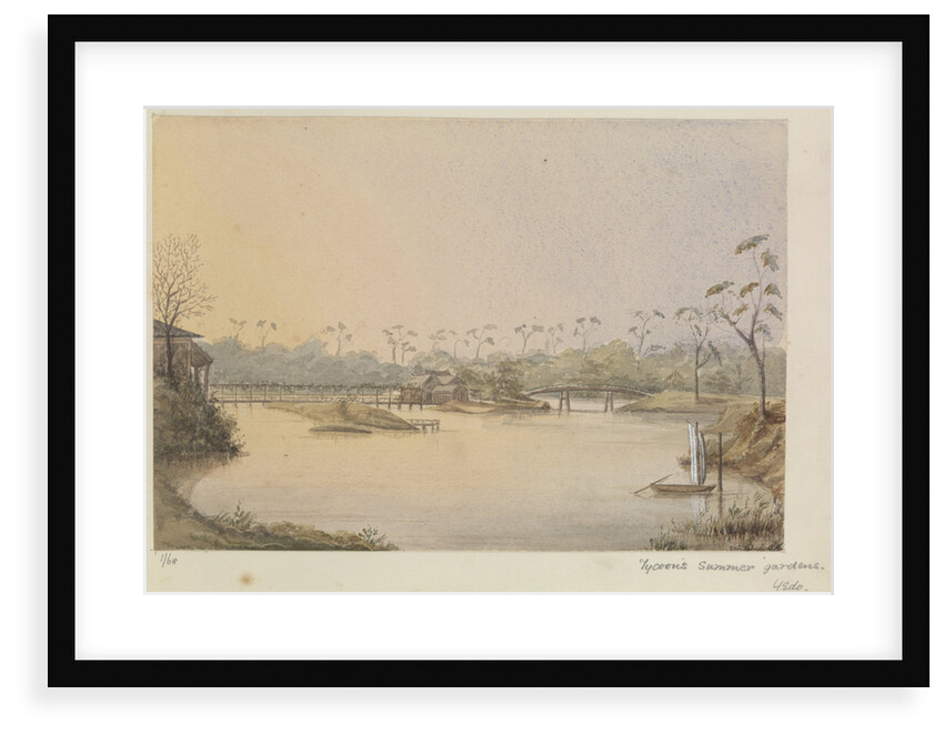 'Tycoon's summer gardens, Yedo' [Tokyo, Japan] by James Henry Butt