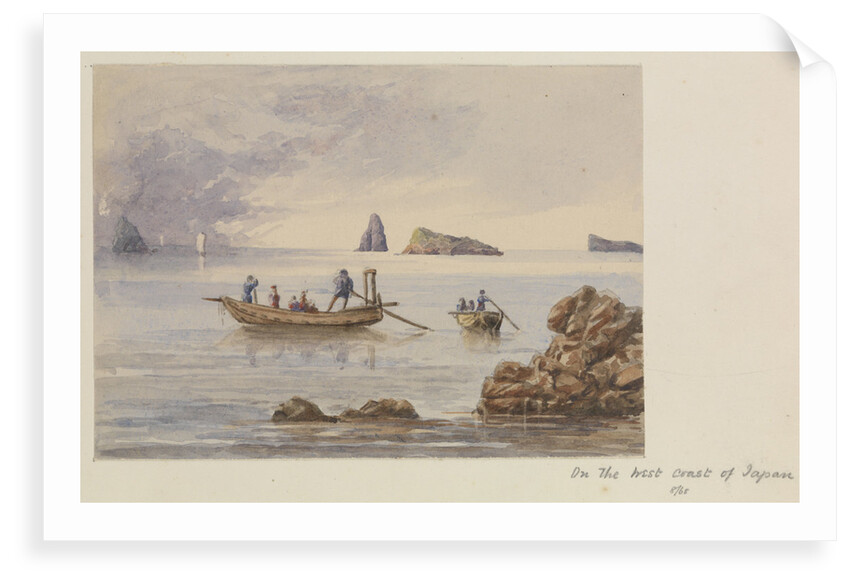 View of rocks and islets off Sotome (Nagasaki), Japan by James Henry Butt
