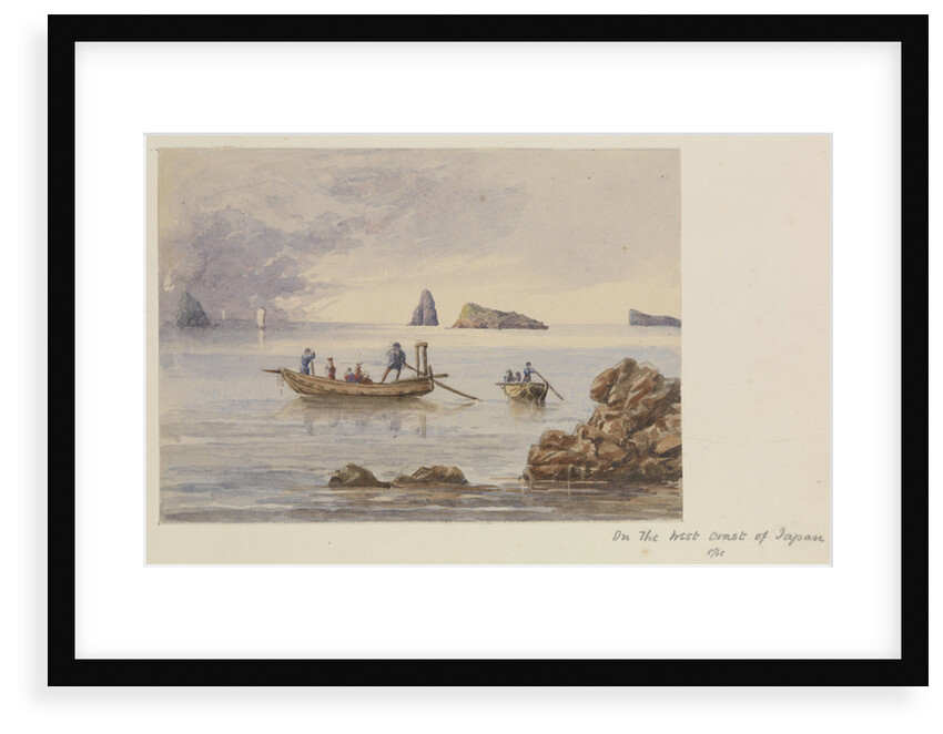 View of rocks and islets off Sotome (Nagasaki), Japan by James Henry Butt