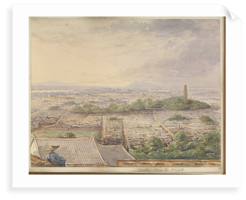 'Canton from the Heights' [Guangzhou, China] by James Henry Butt