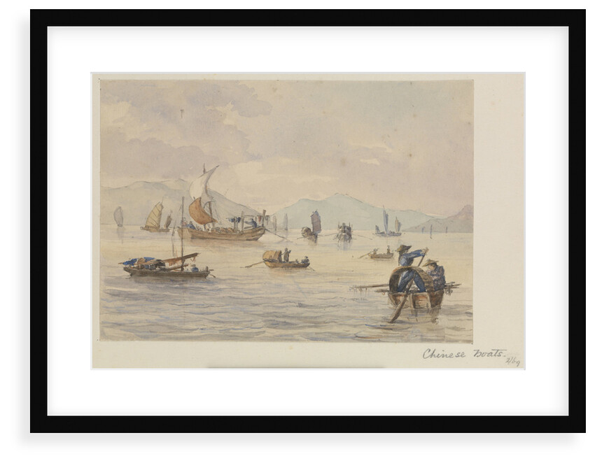 Chinese boats by James Henry Butt
