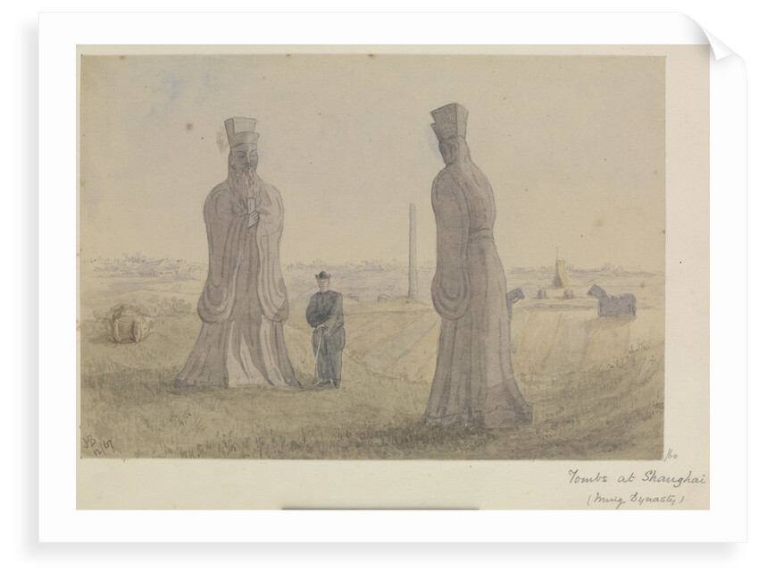 Tombs at Shanghai, China by James Henry Butt