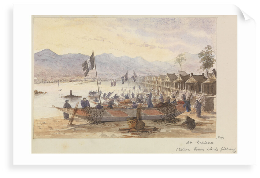 At Oshima, Japan, returning from whale fishing by James Henry Butt