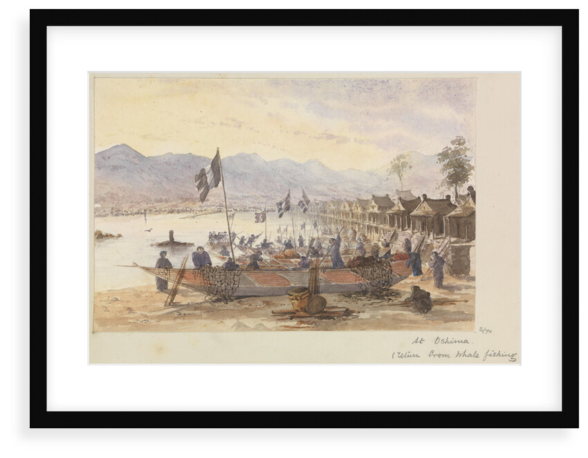 At Oshima, Japan, returning from whale fishing by James Henry Butt