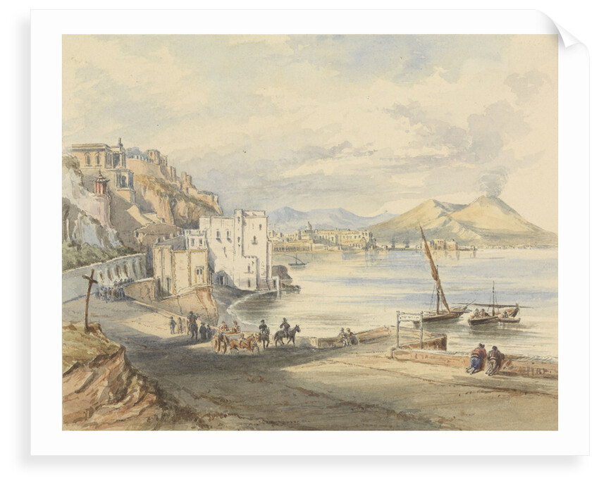 The road at Posillipo, Naples by James Henry Henry Butt
