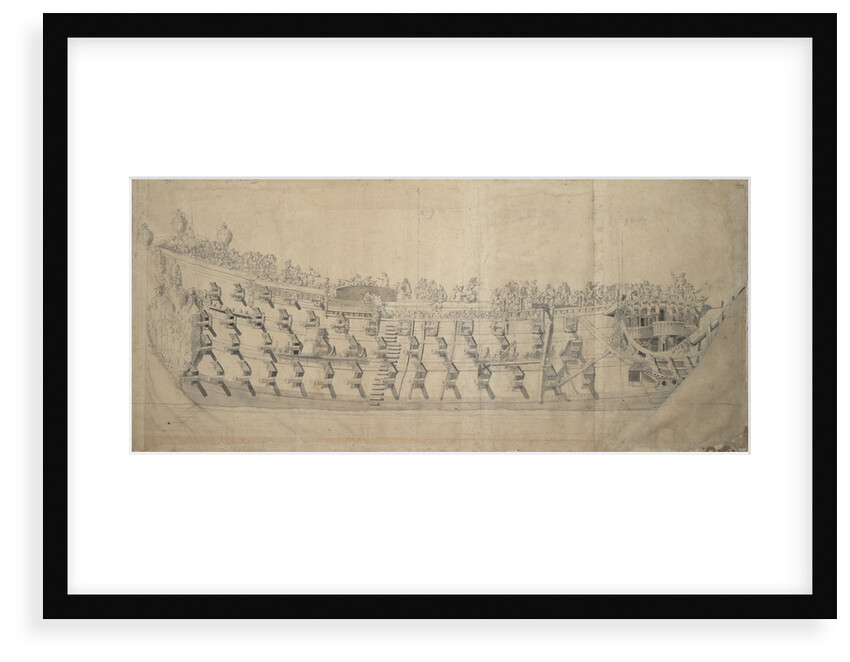 Portrait of the English ship 'Charles' by Willem van de Velde the Elder