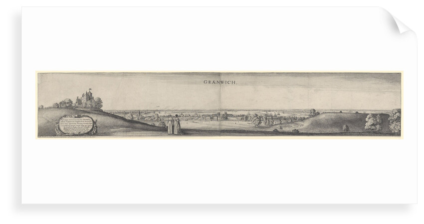 'Graenwich' (Greenwich) by Wenceslaus Hollar