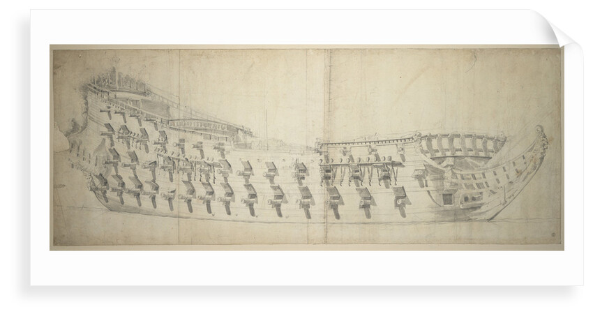 The 'Dolfijn' by Willem van de Velde the Elder