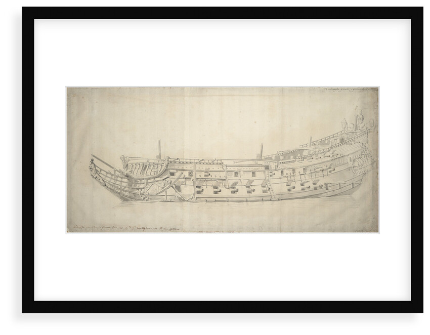 Portrait of the 'Eendracht' by Willem Van de Velde the Younger
