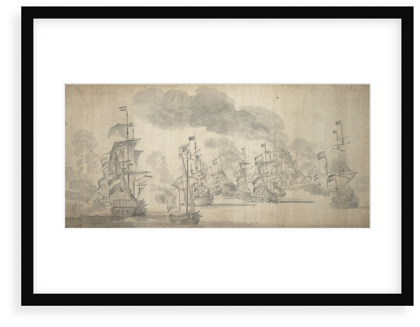 The Battle of Solebay, 28 May-7 June 1672 by Willem van de Velde the Elder