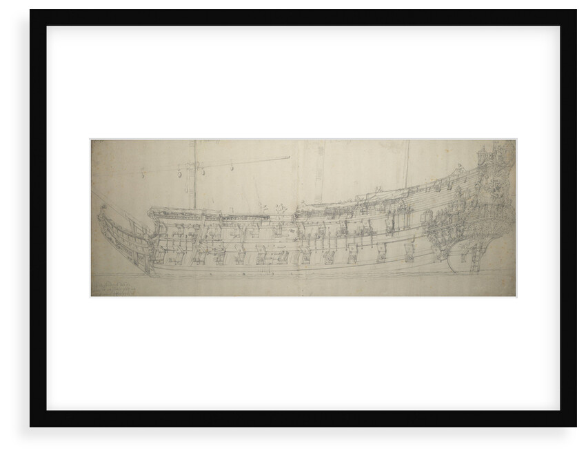 Portrait of the 'Eendracht' by Willem van de Velde the Elder