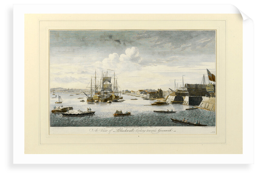 A view of the Blackwall looking towards Greenwich by John Boydell