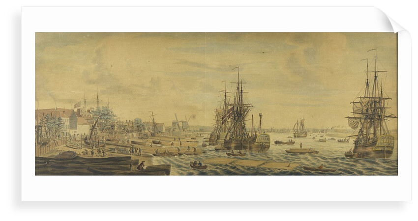 The Thames at Wapping by John Hood