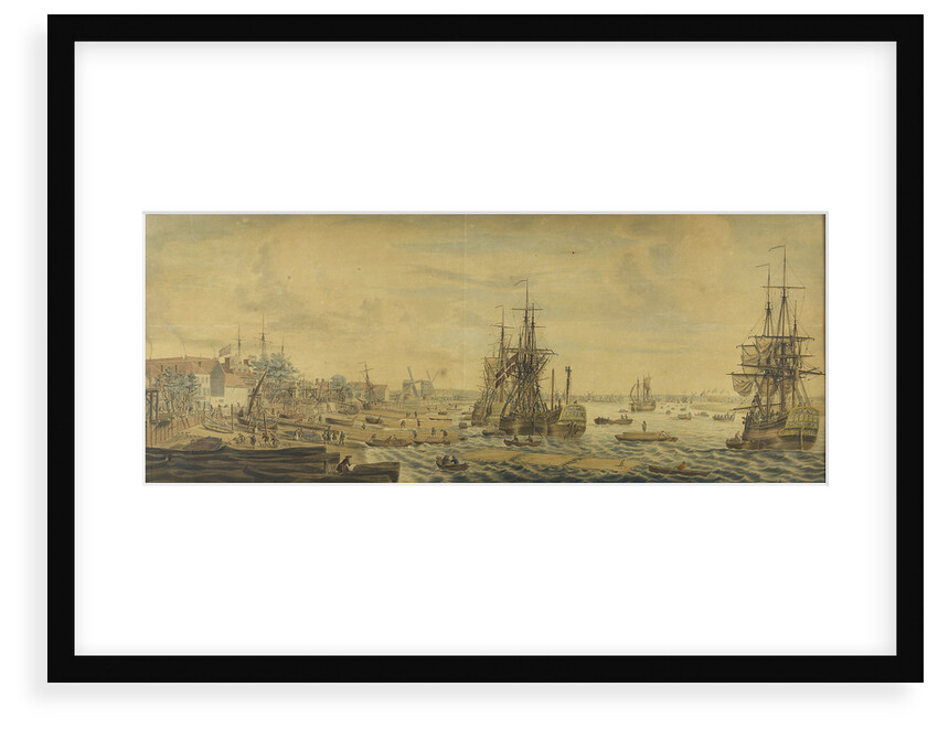 The Thames at Wapping by John Hood