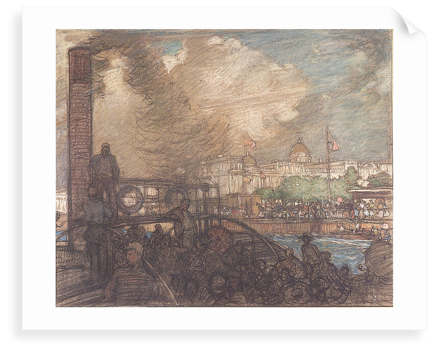 Greenwich Hospital on a Bank Holiday by Frank William Brangwyn