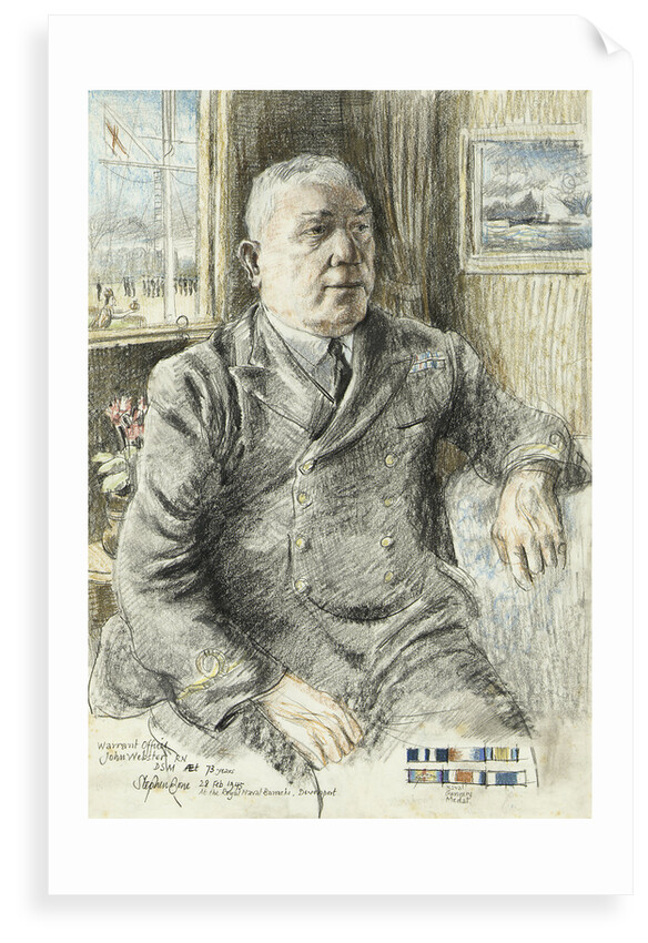 Warrant Officer John Webster, RN, DSM by Stephen Bone