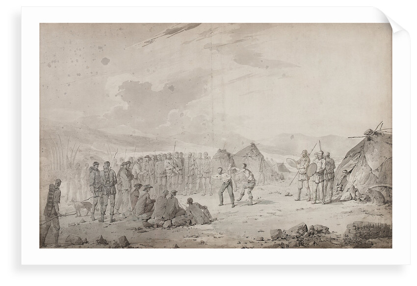 Captain Cook's meeting with the Chukchi in 1778 by John Webber