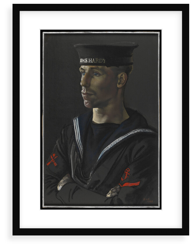 Portrait of Leading Seaman Dove of HMS 'Hardy', 1940 by Eric H. Kennington
