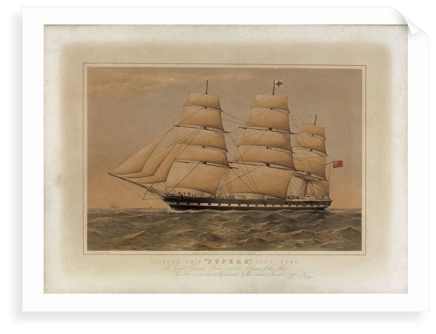 Clipper ship 'Superb' by Thomas Goldsworth Dutton