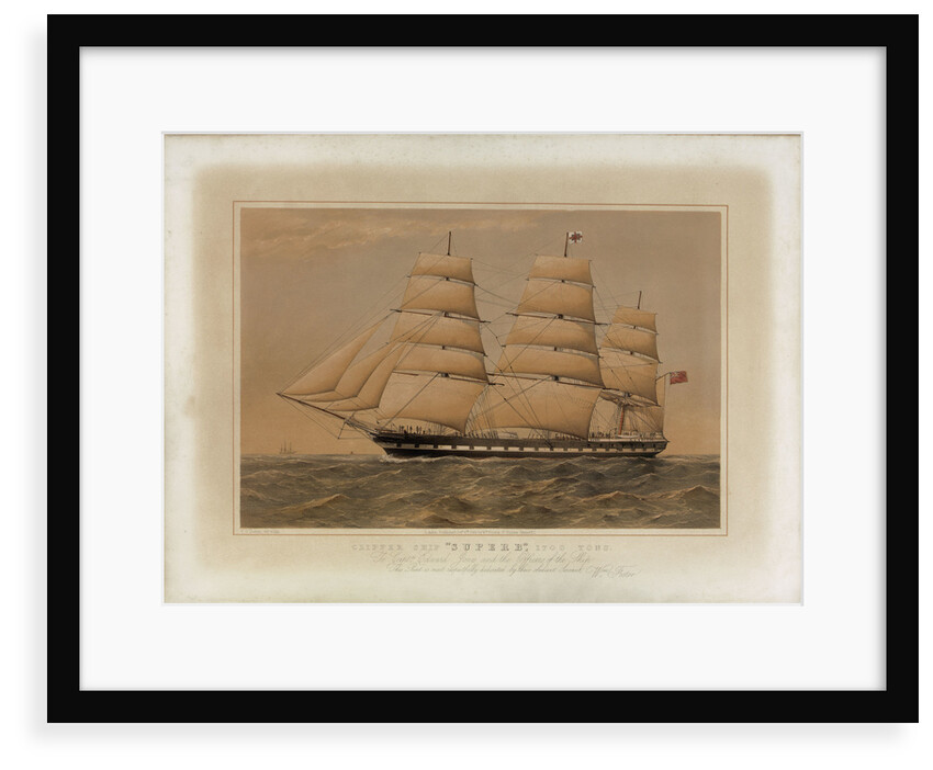 Clipper ship 'Superb' by Thomas Goldsworth Dutton