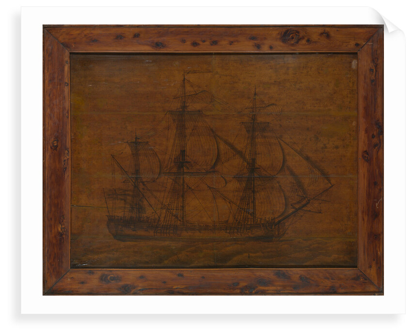 British warship by Robert Masters