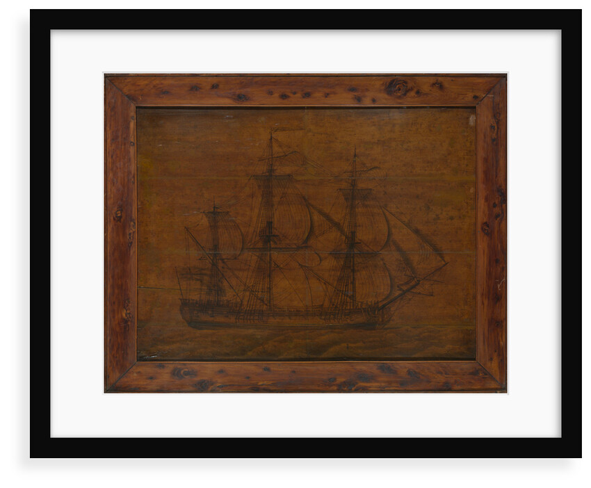 British warship by Robert Masters