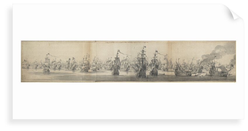 Battle of Solebay by Willem van de Velde the Elder