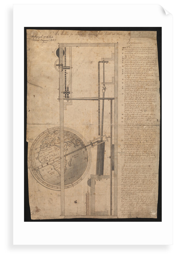 A machine for showing the motions of the earth and phases of the moon by James Ferguson