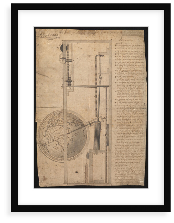 A machine for showing the motions of the earth and phases of the moon by James Ferguson
