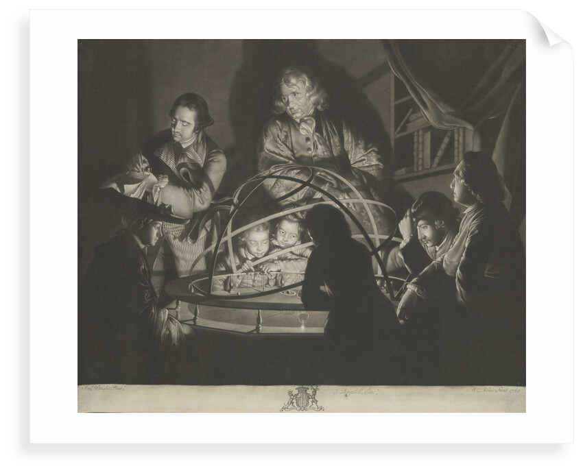 A philosopher giving a lecture on the orrery by Joseph Wright