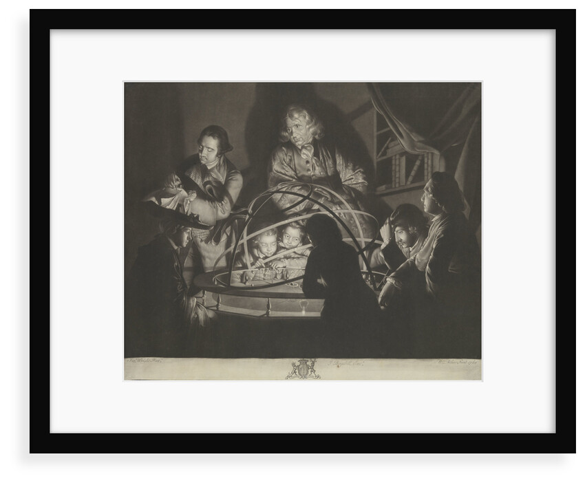 A philosopher giving a lecture on the orrery by Joseph Wright