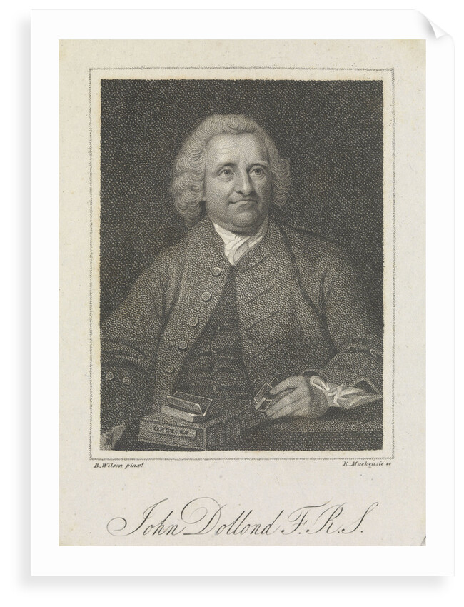 John Dollond F.R.S. by Benjamin Wilson