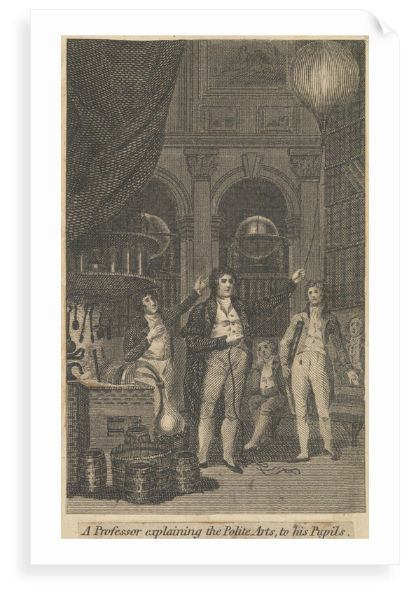 A professor explaining the Polite Arts to his pupils by W. Ralph